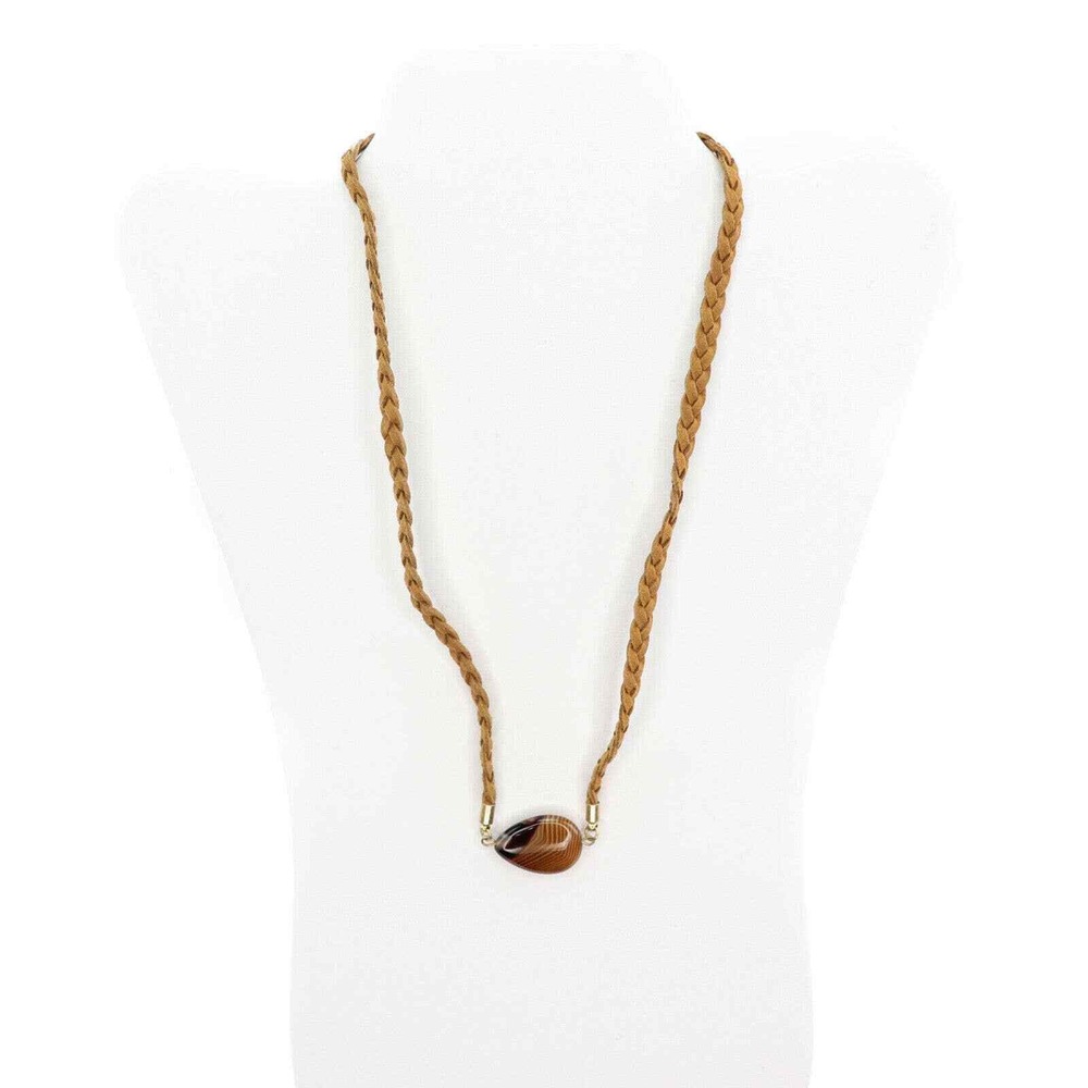 Charter Club Gold-Tone Tortoise-Look Bead Gold Necklace F17AMN3